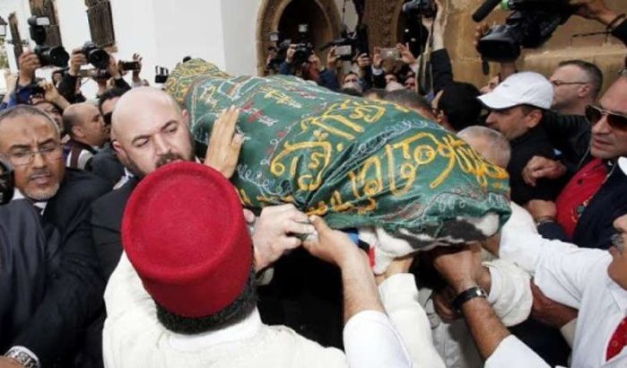 Miloud Chaabi in Rabat begraven (foto's)
