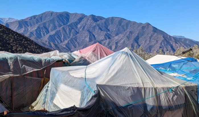 Slachtoffer aardbeving Al Haouz door rots verpletterd in tent