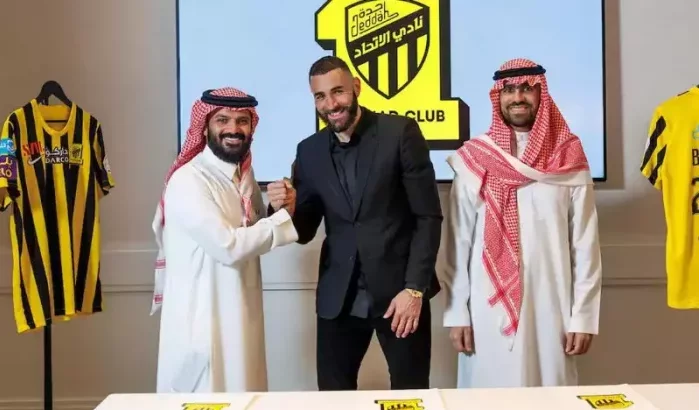 Karim Benzema nieuw teamgenoot Abderrazak Hamdallah bij Al-Ittihad