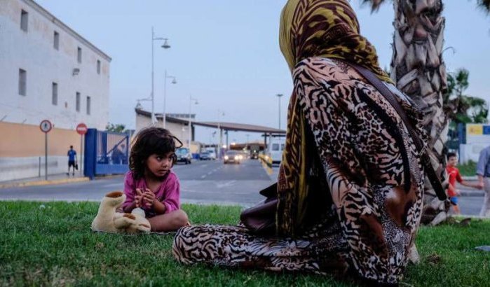 Syrische vluchtelingen verlaten Melilla voor Marokko
