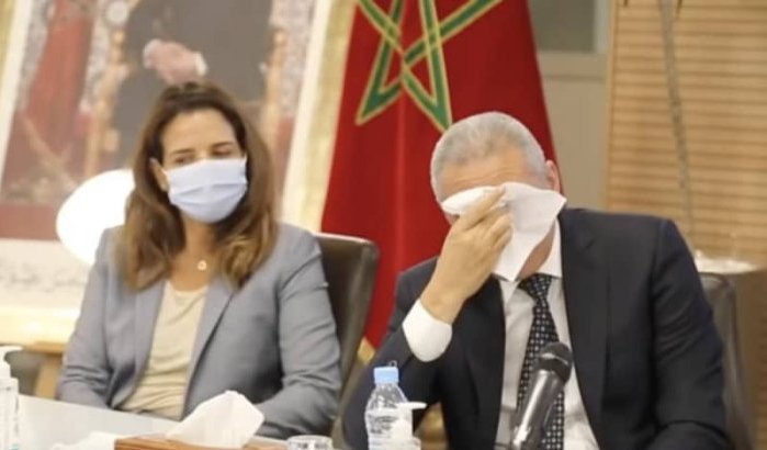 Ex-minister van Industrie Moulay Hafid Elalamy in tranen (video)