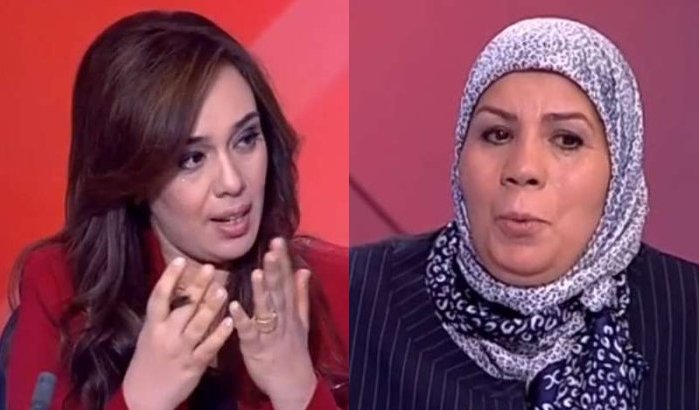 Latifa Ibn Ziaten en nieuwslezeres 2M in tranen