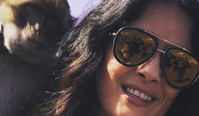 Foto: Salma Hayek in Marrakech