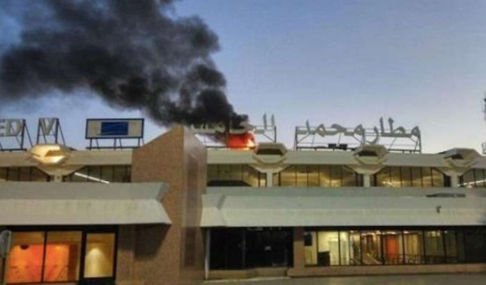 ONDA legt brand op luchthaven Casablanca uit