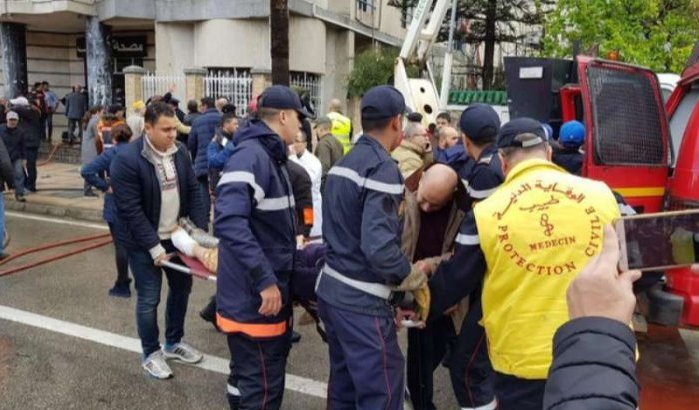 Brand in kliniek in Tetouan (foto's & video)