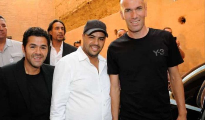 Zinedine Zidane brengt zomervakantie door in Marrakech