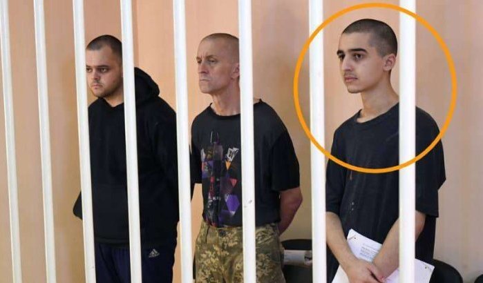Marokkaan staat terecht in Donetsk als Oekraïense strijder