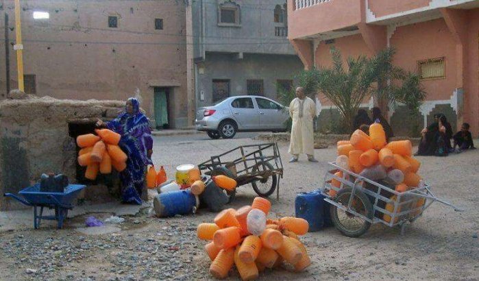 Marokko: demonstratie tegen de dorst in Imintanoute