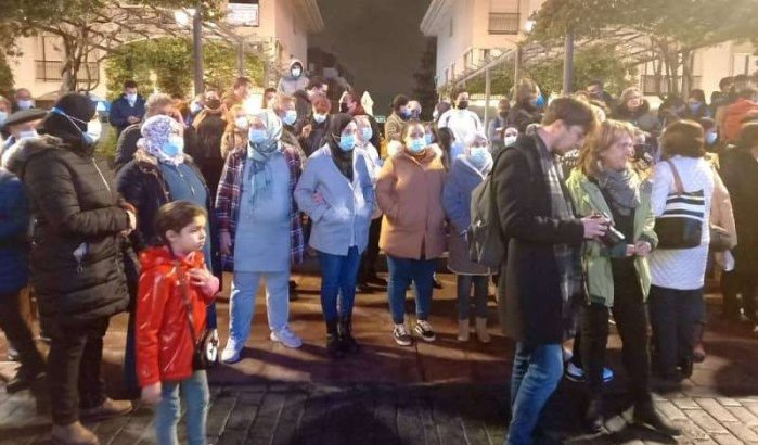 Emoties lopen op na moord op Marokkaanse in Madrid