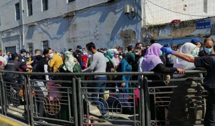 In Melilla gestrande Marokkanen in quarantaine in Nador