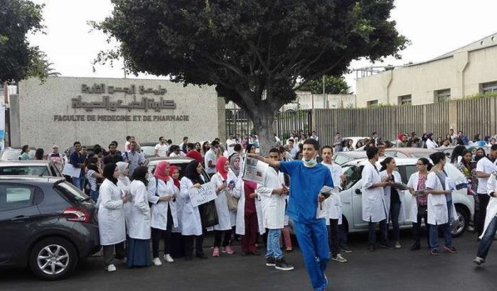 Politie maakt einde aan staking medische studenten in Rabat