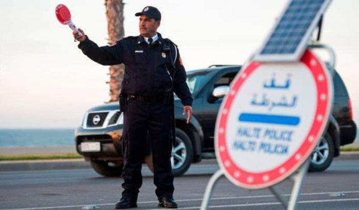 Verkeerscontrole loopt uit de hand in Rabat, agent gewond