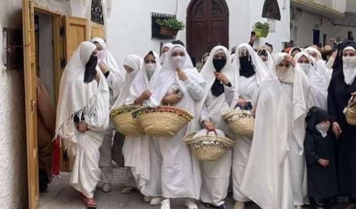Vrouwen in Tanger vieren vrouwendag met "Hayk" 