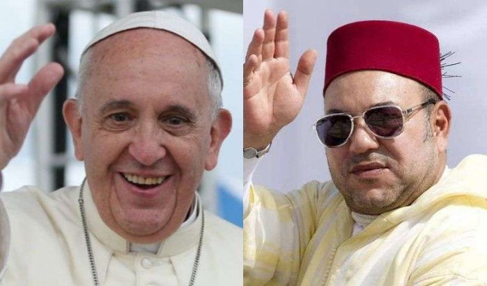Koning Mohammed VI schrijft naar Paus Franciscus