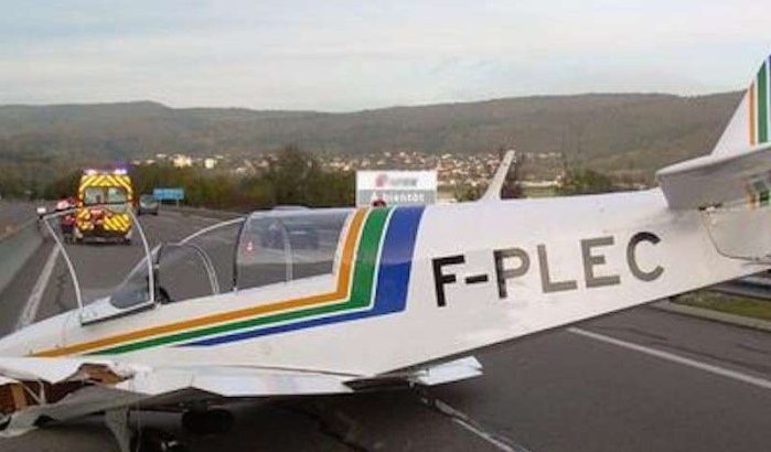 Noodlanding vliegtuig in Agadir