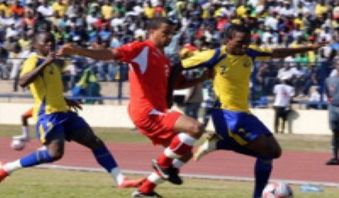 Wedstrijd Marokko - Gabon van 10 oktober 2009