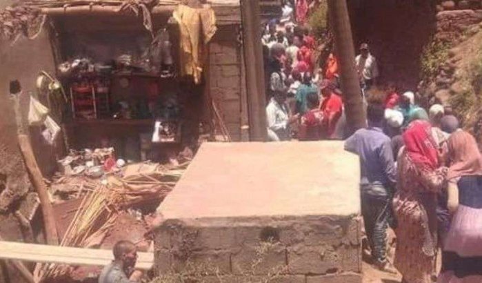 Kinderen komen om bij instorting huis in Ourika (foto's)