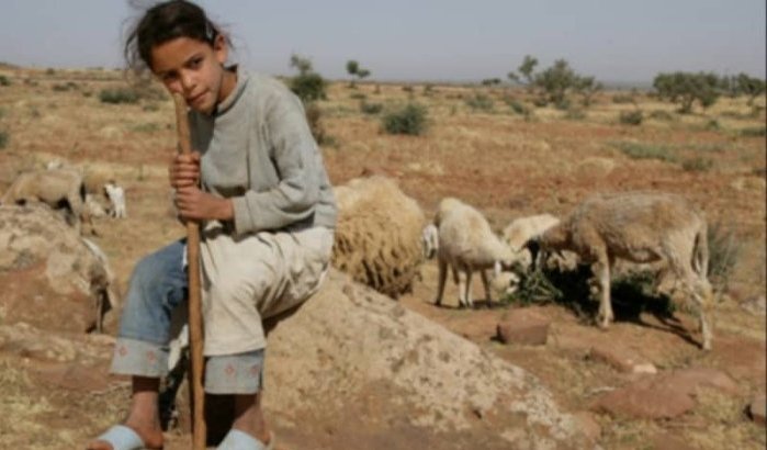 Frans Marokkaanse minister kaart foto van "herderinnetje" aan