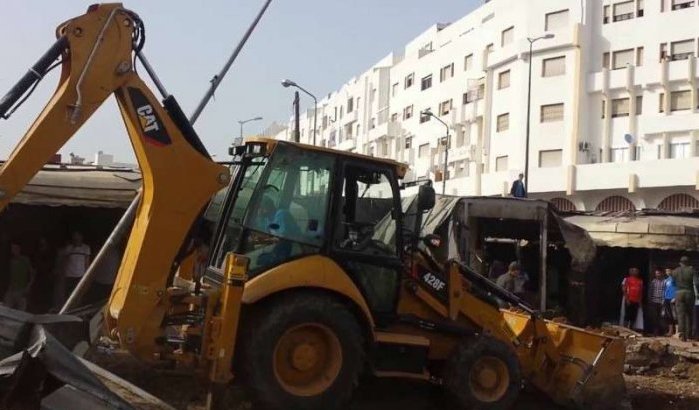 Bulldozers om illegale bezetters weg te jagen in Casablanca (video)