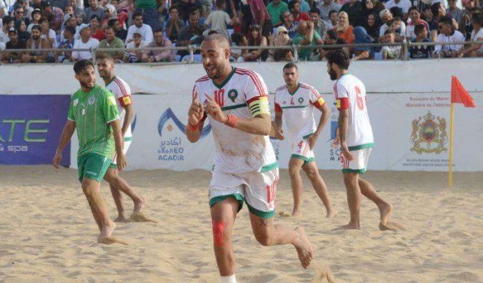 Beach-soccer: Marokko verslaat Algerije met 8-1