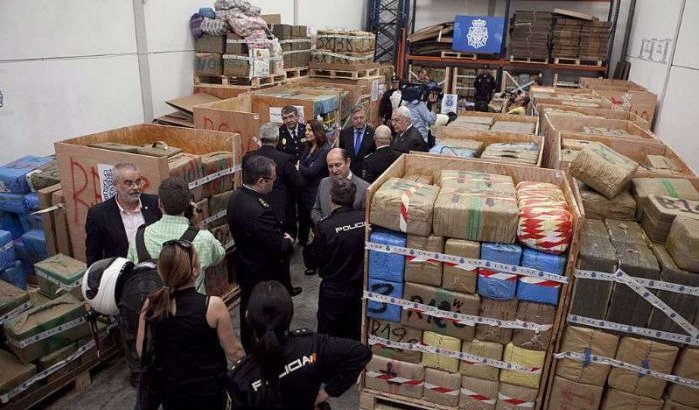 Spaanse politie onderschept bijna 4 ton hasj uit Marokko, 15 arrestaties