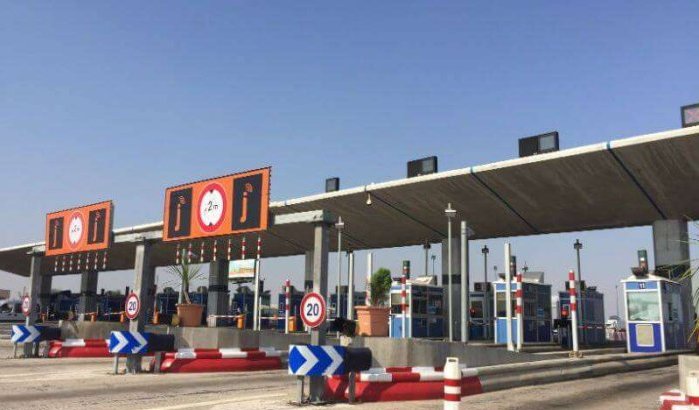 Nieuwe tolpoorten met 18 banen op snelweg Casablanca