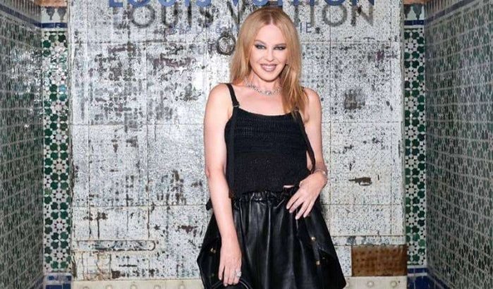 Kylie Minogue en Riley Keough in Marrakech