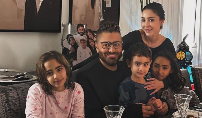 Basma Boussil en Tamer Hosny delen familiefoto ondanks scheiding