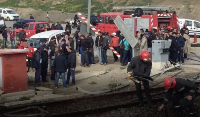 Marokko: 6 doden en 14 gewonden bij treinongeluk in Tanger (video)