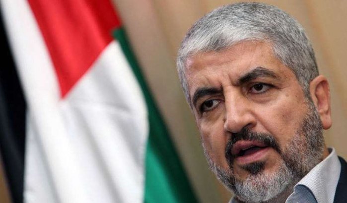 Voormalige baas Hamas Khaled Mechaal vandaag in Marokko
