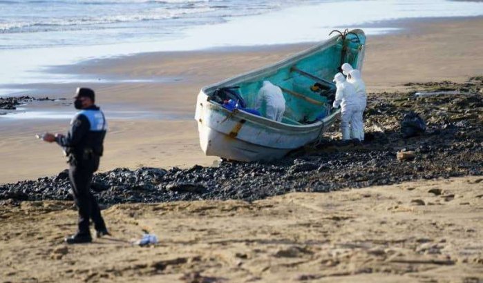 Boot met migranten kapseist voor kust Marokko, 42 doden
