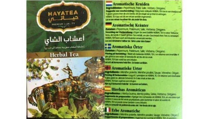 België: thee "Herbes du Maroc" van markt gehaald