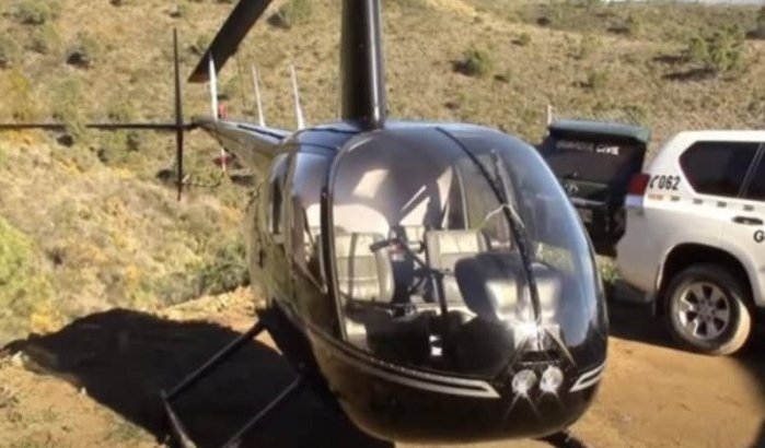 Helikopter met 200 kilo hasj uit Marokko in beslag genomen in Malaga