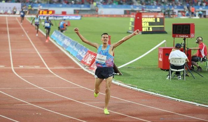 Soufiane El Bakkali wint zilver op WK in Londen