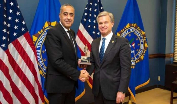 Abdellatif Hammouchi ontmoet hoofd FBI in VS