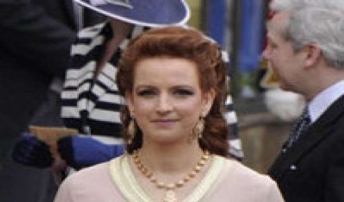 Foto's Lalla Salma op bruiloft Prins William