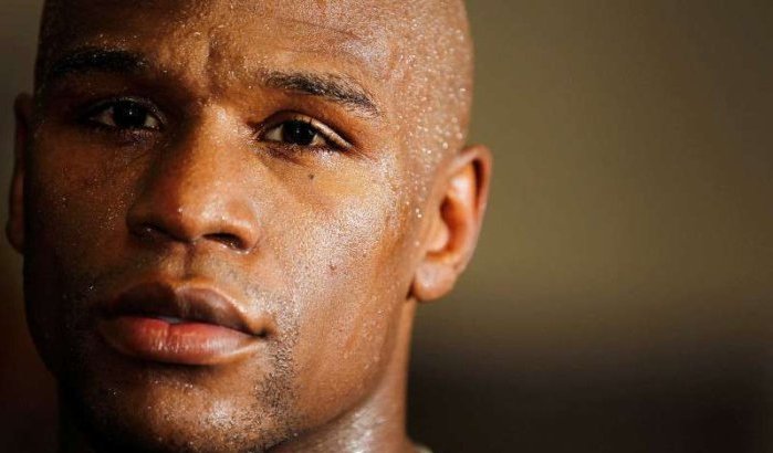 Amerikaanse bokskampioen Floyd Mayweather in Marrakech