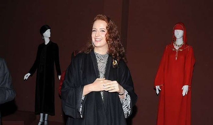 Prinses Lalla Salma met kinderen op concert Jennifer Lopez