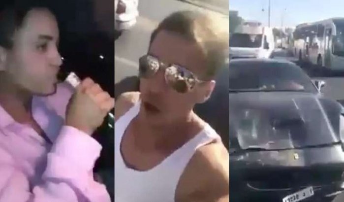 Marokkaanse politie reageert op ongeval dronken zoon miljardair met Ferrari (video)