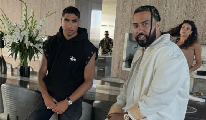 French Montana en Achraf Hakimi samen gespot (foto)