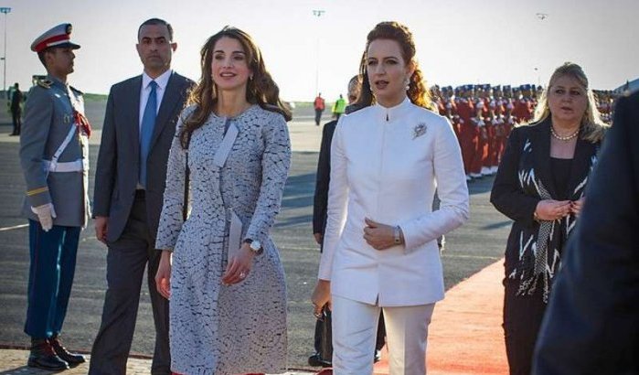 Koning Rania publiceert foto van aankomst in Marokko