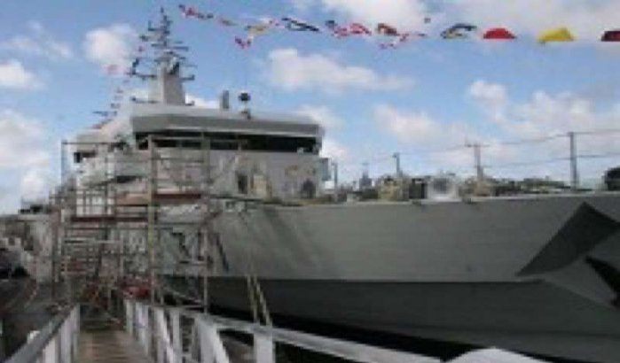De patrouilleboot Bir Anzarane aan de Marokkaanse zeemacht overhandigd