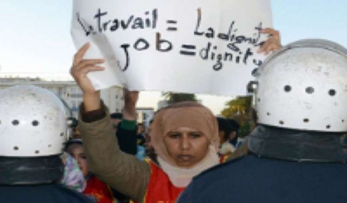 Politieagenten gewond bij demonstratie werklozen in Rabat