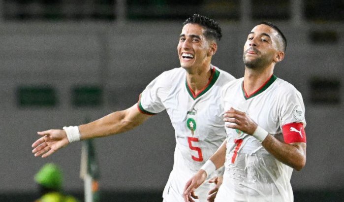 Marokko verslaat Zambia (1-0) en treft Zuid-Afrika in Afrika Cup