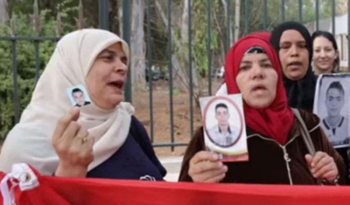 Families migranten in Libië demonstreren in Rabat (video)