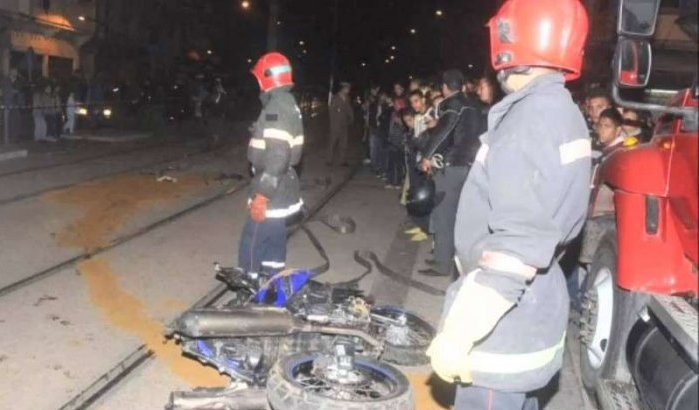 Motorrijder overleden na aanrijding door tram in Casablanca