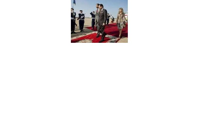 Kroonprins Felipe van Spanje in Casablanca 