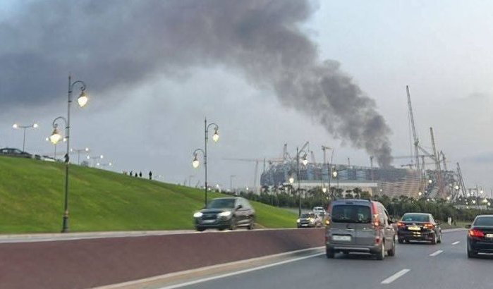Ramp in Rabat: grote brand in WK-sportcomplex (video)