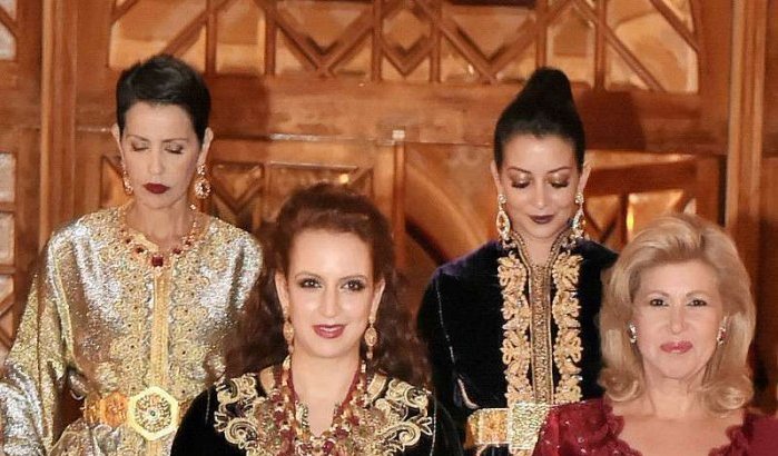 Foto's: Marokkaanse prinsessen op officieel diner