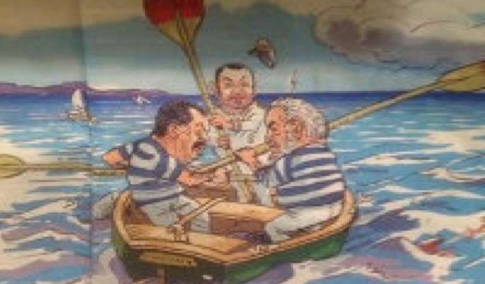 Marokko laat cartoon van Koning Mohammed VI toe